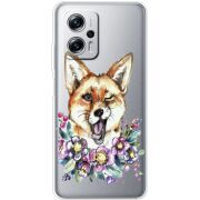 Прозрачный чехол BoxFace Xiaomi Poco X4 GT Winking Fox