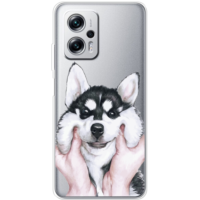 Прозрачный чехол BoxFace Xiaomi Poco X4 GT Husky