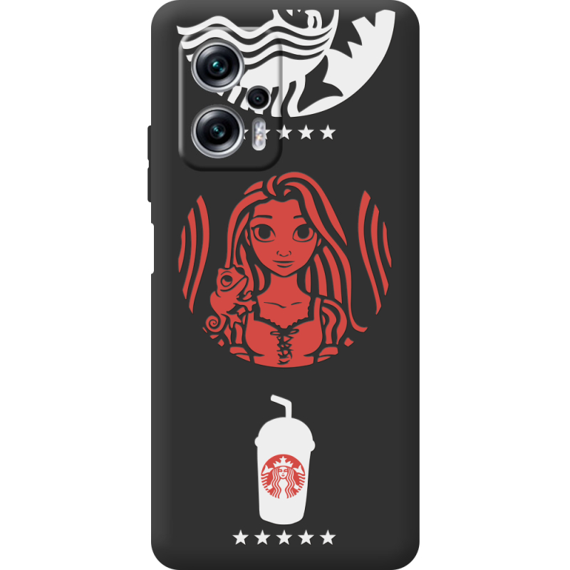 Черный чехол BoxFace Poco X4 GT RedWhite Coffee