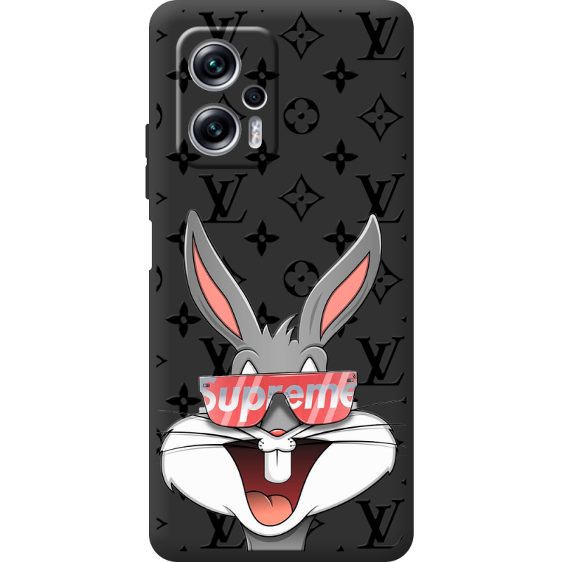 Черный чехол BoxFace Poco X4 GT looney bunny