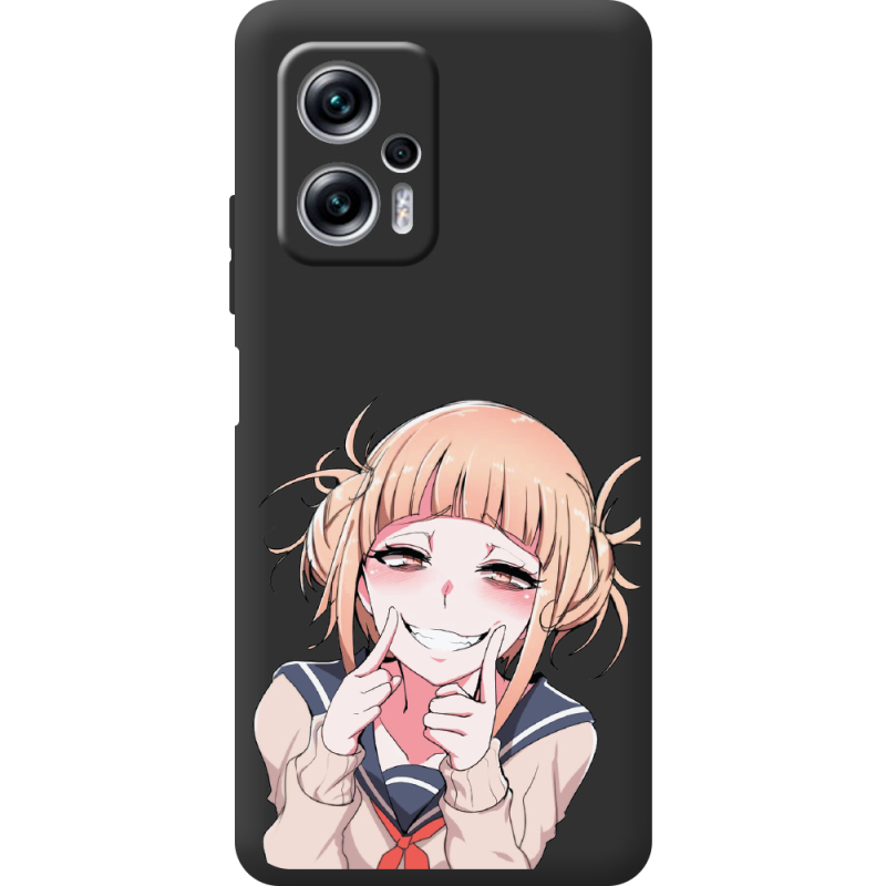 Черный чехол BoxFace Poco X4 GT Himiko Toga Smile