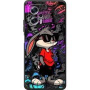 Черный чехол BoxFace Poco X4 GT Малий вухань