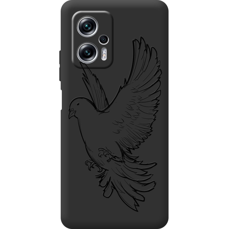 Черный чехол BoxFace Poco X4 GT Dove