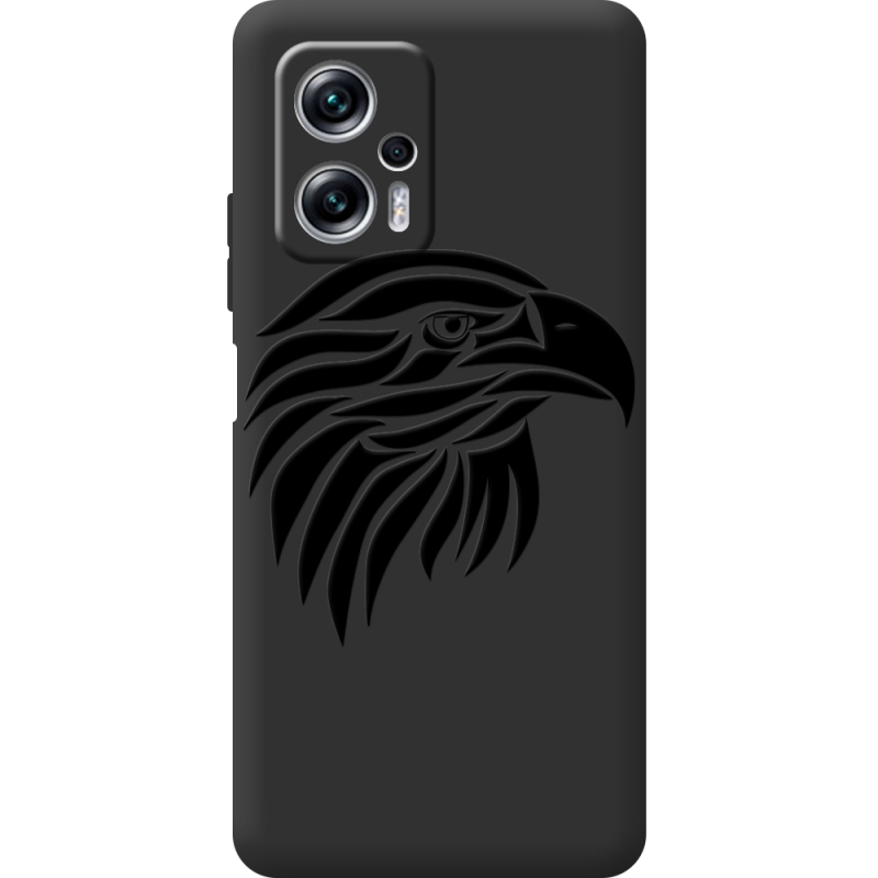 Черный чехол BoxFace Poco X4 GT Eagle