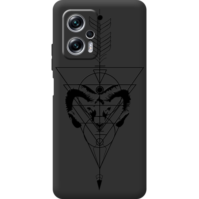 Черный чехол BoxFace Poco X4 GT 