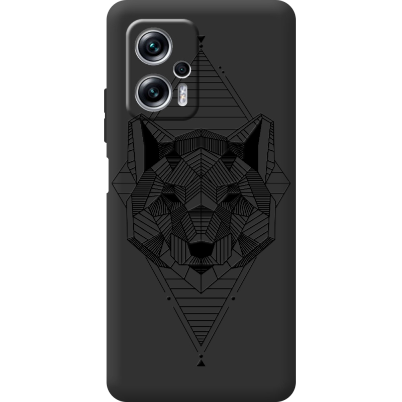 Черный чехол BoxFace Poco X4 GT 