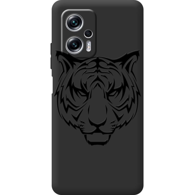 Черный чехол BoxFace Poco X4 GT Tiger