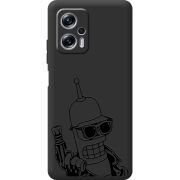 Черный чехол BoxFace Poco X4 GT 