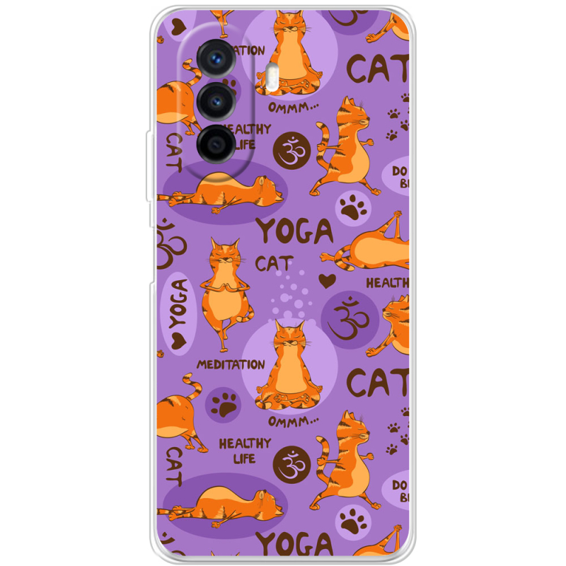 Чехол Uprint Huawei Nova Y70 Yoga Cat