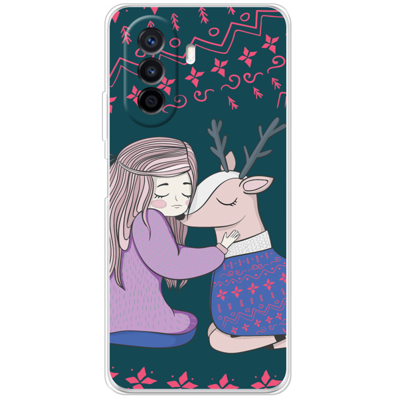 Чехол Uprint Huawei Nova Y70 Girl and deer