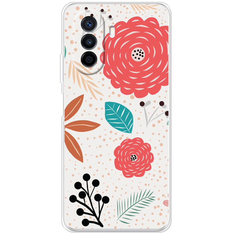 Чехол Uprint Huawei Nova Y70 Line Flowers