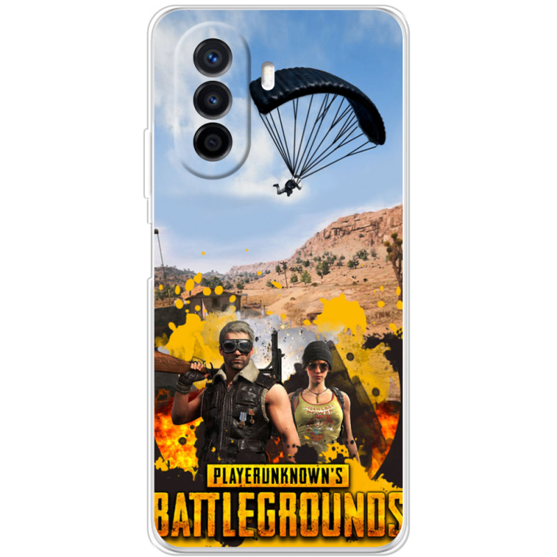 Чехол Uprint Huawei Nova Y70 Pubg parachute