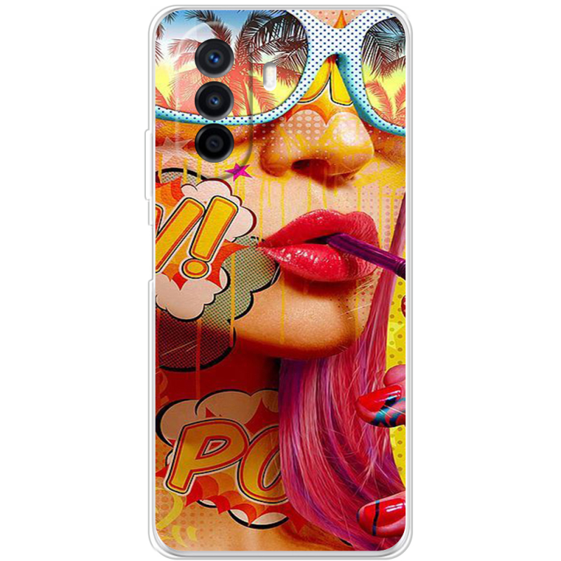 Чехол Uprint Huawei Nova Y70 Yellow Girl Pop Art