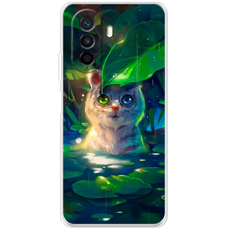 Чехол Uprint Huawei Nova Y70 White Tiger Cub