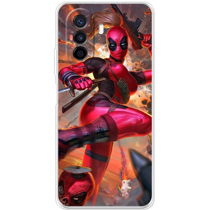 Чехол Uprint Huawei Nova Y70 Woman Deadpool