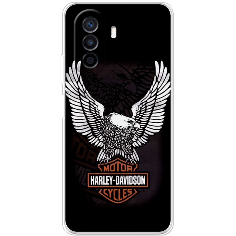 Чехол Uprint Huawei Nova Y70 Harley Davidson and eagle