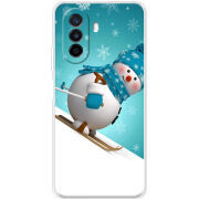 Чехол Uprint Huawei Nova Y70 Skier Snowman