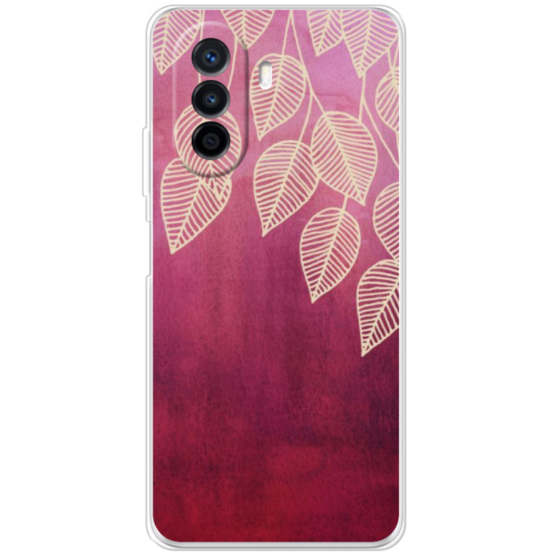 Чехол Uprint Huawei Nova Y70 Gold Leaves