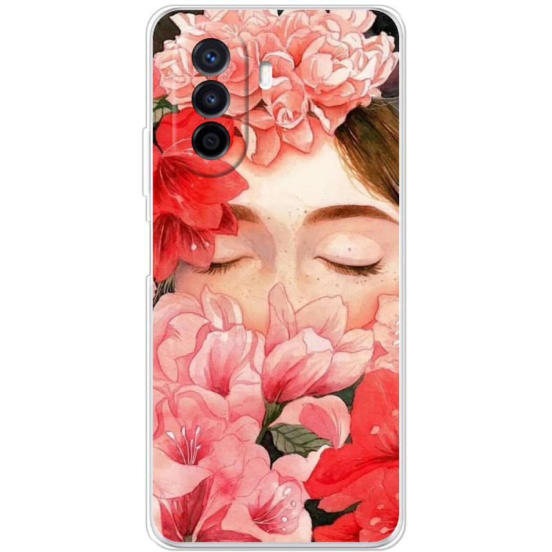 Чехол Uprint Huawei Nova Y70 Girl in Flowers