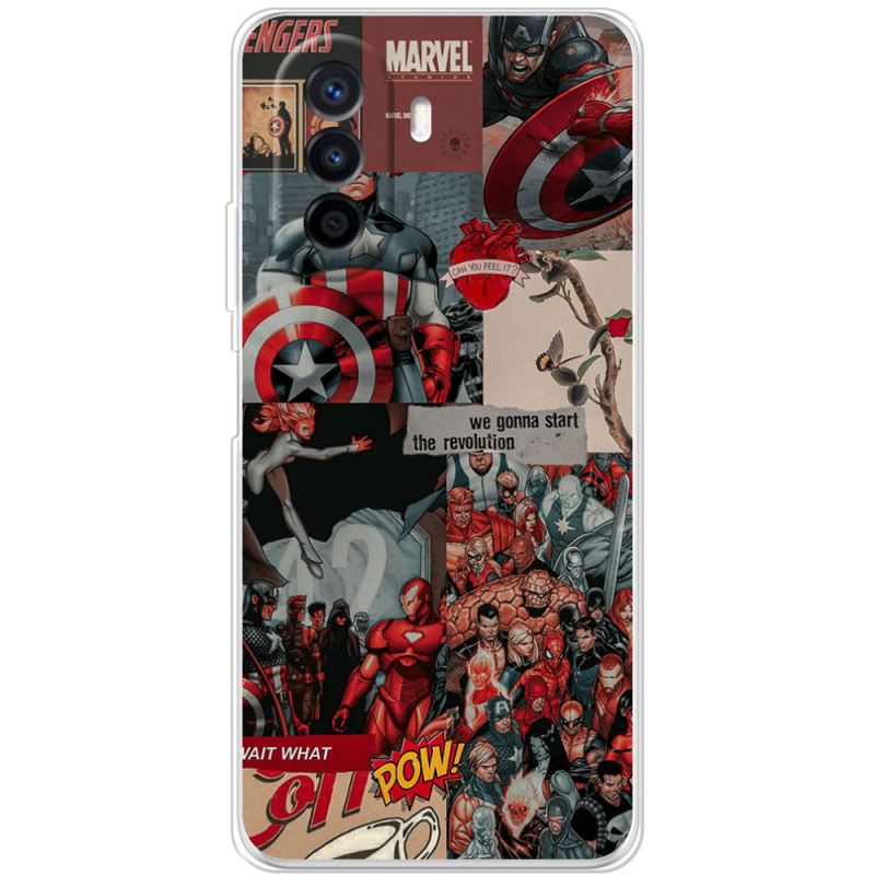 Чехол Uprint Huawei Nova Y70 Marvel Avengers