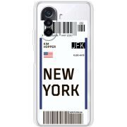 Прозрачный чехол Uprint Huawei Nova Y70 Ticket New York