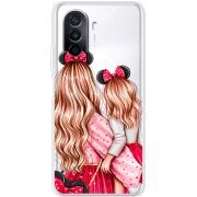 Прозрачный чехол Uprint Huawei Nova Y70 Mouse Girls