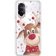 Прозрачный чехол Uprint Huawei Nova Y70 Winter Deer