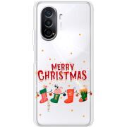 Прозрачный чехол Uprint Huawei Nova Y70 Merry Christmas