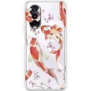 Прозрачный чехол Uprint Huawei Nova Y70 Japanese Koi Fish