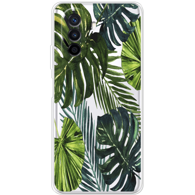 Прозрачный чехол Uprint Huawei Nova Y70 Palm Tree