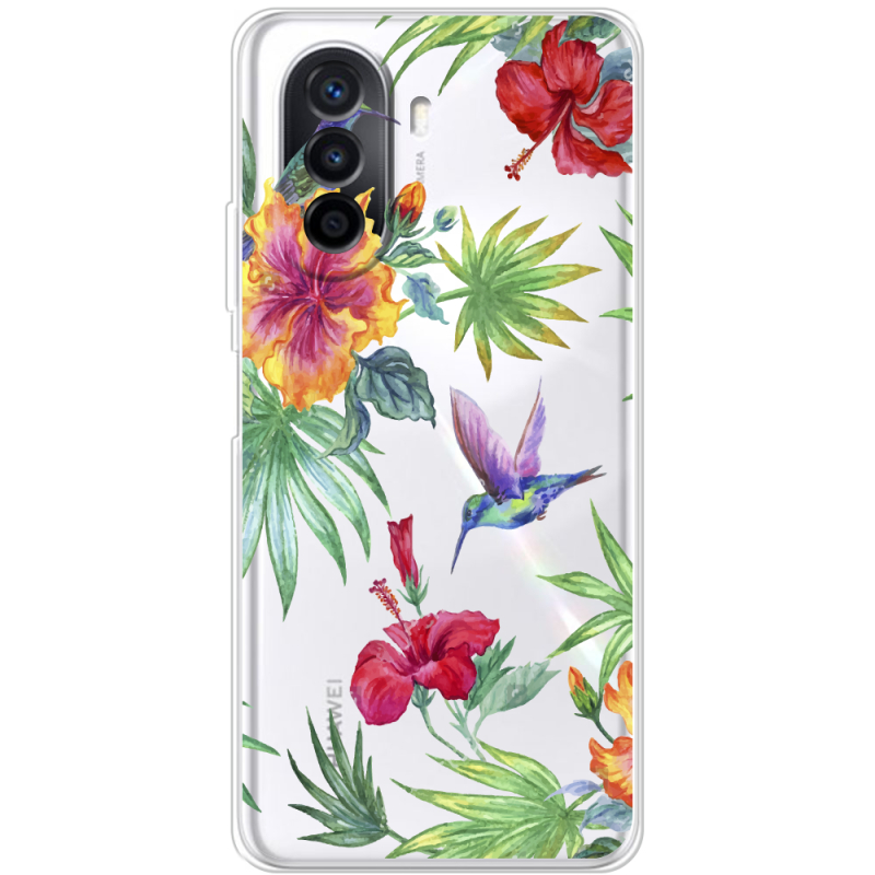 Прозрачный чехол Uprint Huawei Nova Y70 Tropical