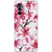 Прозрачный чехол Uprint Huawei Nova Y70 Pink Magnolia