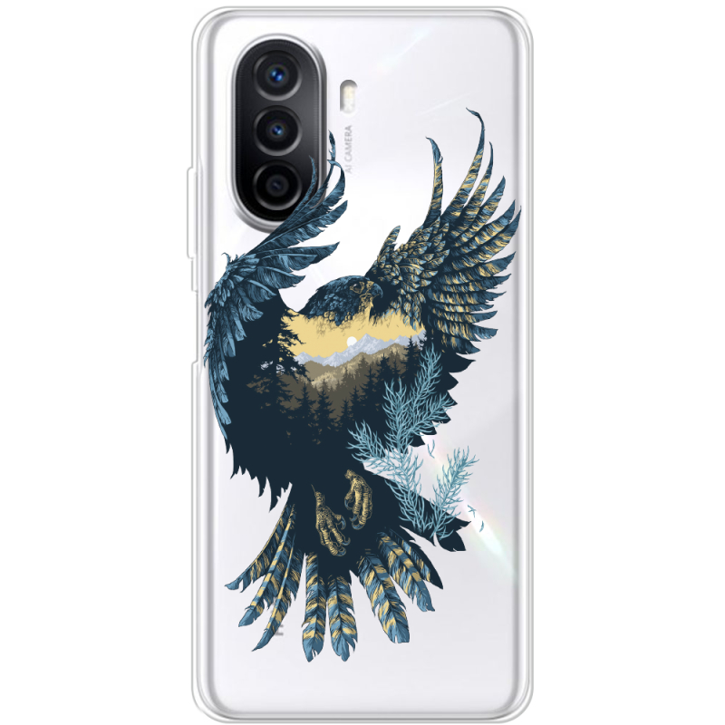 Прозрачный чехол Uprint Huawei Nova Y70 Eagle