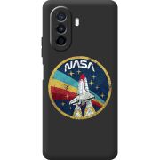 Черный чехол BoxFace Huawei Nova Y70 NASA