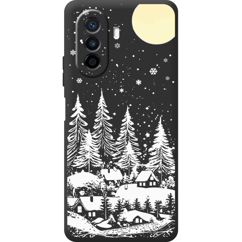 Черный чехол BoxFace Huawei Nova Y70 