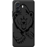 Черный чехол BoxFace Huawei Nova Y70 Grizzly Bear