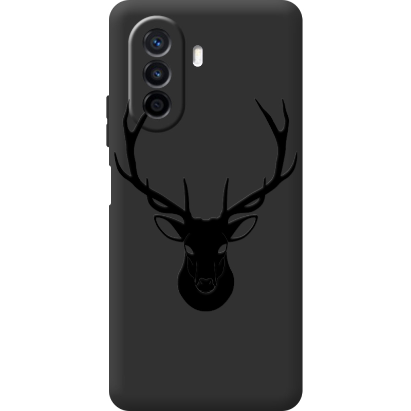 Черный чехол BoxFace Huawei Nova Y70 Deer