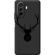 Черный чехол BoxFace Huawei Nova Y70 Deer