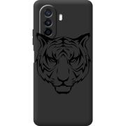 Черный чехол BoxFace Huawei Nova Y70 Tiger