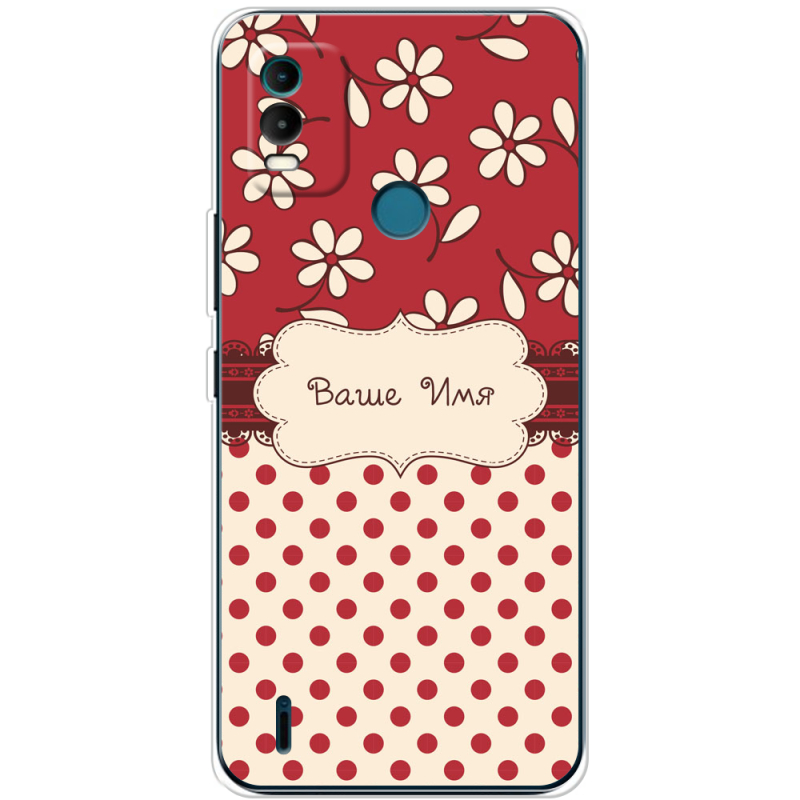 Чехол BoxFace Nokia C21 Plus Именной Polka Dots