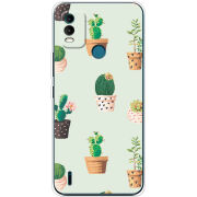 Чехол BoxFace Nokia C21 Plus L-green Cacti