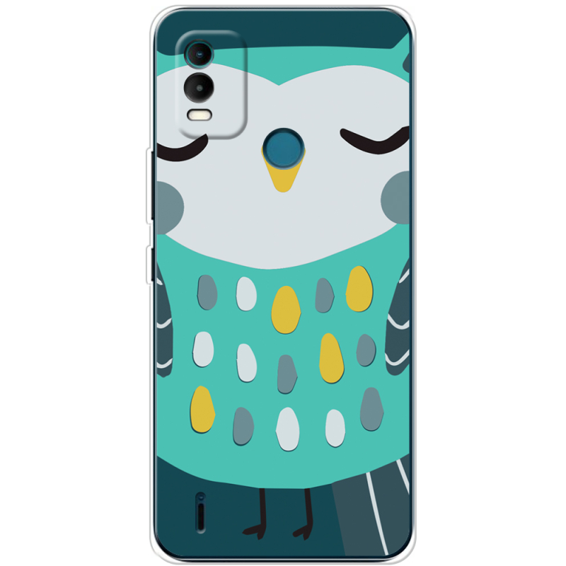 Чехол BoxFace Nokia C21 Plus Green Owl