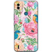 Чехол BoxFace Nokia C21 Plus Birds in Flowers