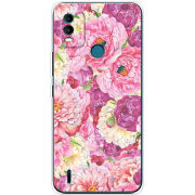 Чехол BoxFace Nokia C21 Plus Pink Peonies