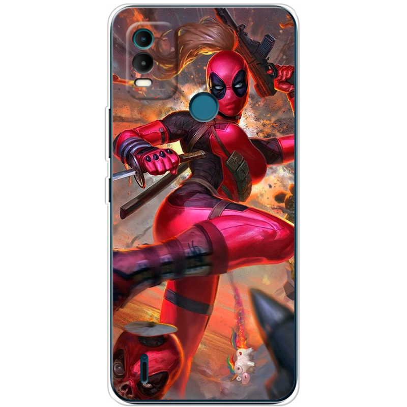 Чехол BoxFace Nokia C21 Plus Woman Deadpool