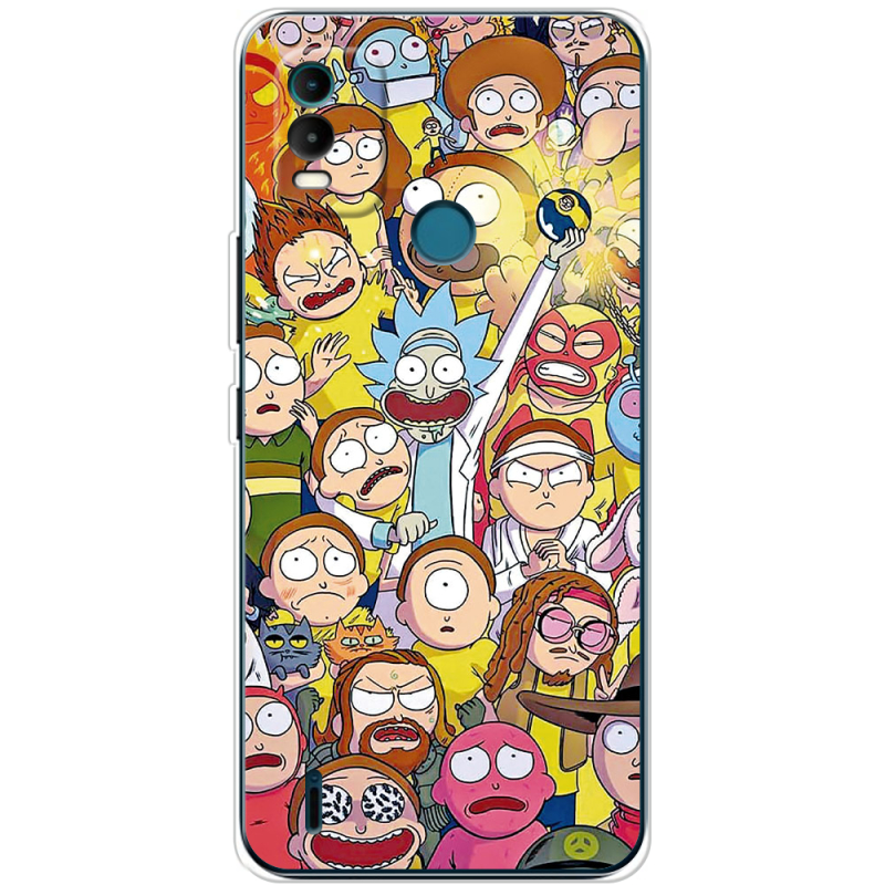 Чехол BoxFace Nokia C21 Plus Rick and Morty