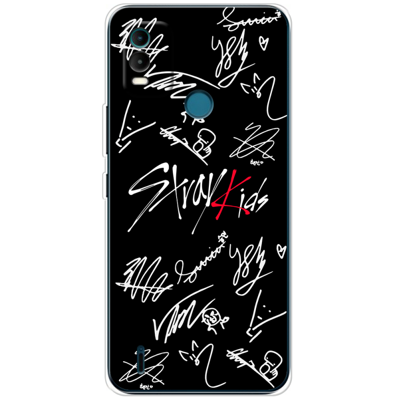 Чехол BoxFace Nokia C21 Plus Stray Kids автограф