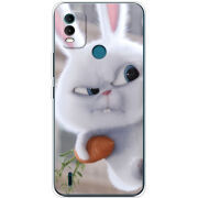 Чехол BoxFace Nokia C21 Plus Rabbit Snowball