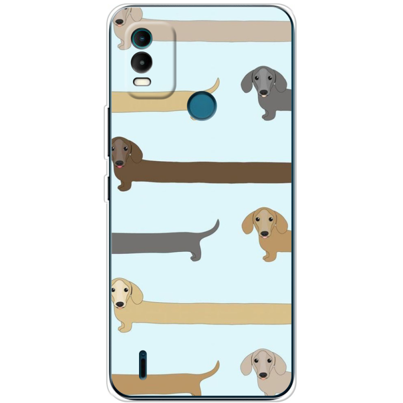 Чехол BoxFace Nokia C21 Plus Dachshund