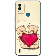 Чехол BoxFace Nokia C21 Plus Teddy Bear Love